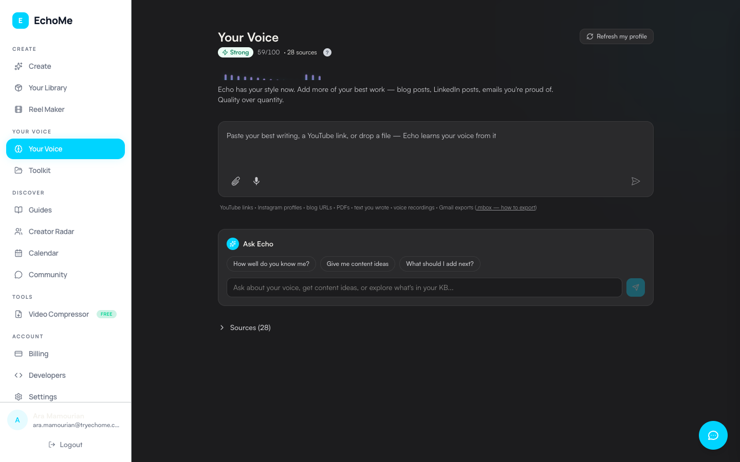 How EchoMe Reads Your Voice